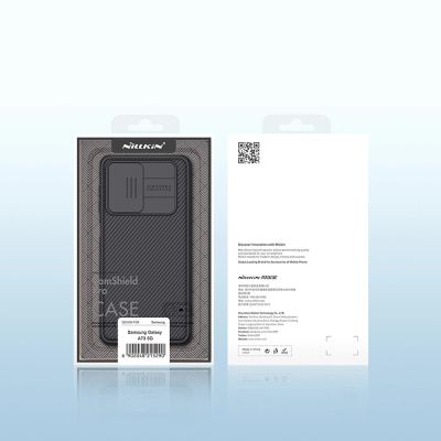 5. Nillkin CamShield Pro Case Gepanzerte Gehäuseabdeckung Kameraschutz für Samsung Galaxy A73 Schwarz
