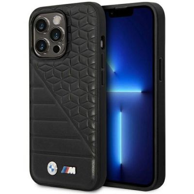 BMW Bi Pattern Case für iPhone 14 Pro 6,1" - Schwarz