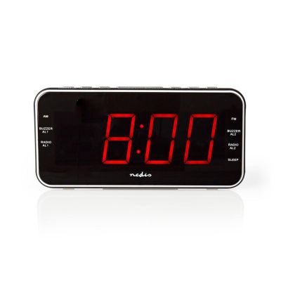 2. Nedis CLAR004BK Digitaler Wecker Schwarz