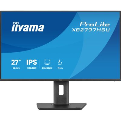 5. iiyama ProLite XB2797HSU-B1 Computermonitor 68,6 cm (27") 1920 x 1080 px Full HD LED Schwarz