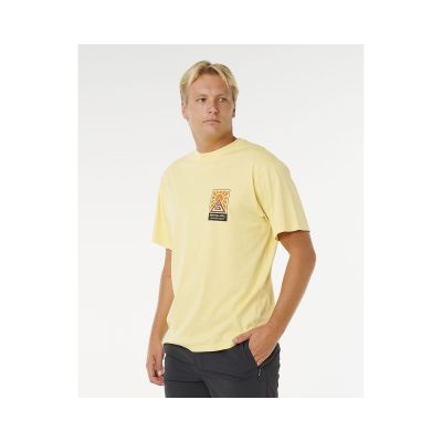 2. RIP CURL Search Dawn Tee Gelbes Herren-T-Shirt