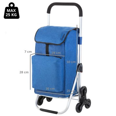 18. Cruiser 650063 Premium Treppensteiger-Einkaufswagen