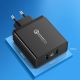 5. Ugreen Wandladegerät 2xUSB-A 36W QC3.0 schwarz (CD161)