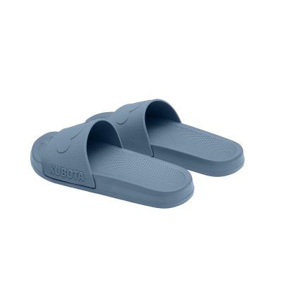 5. Kubota Basic Plain Cloud Blue Pool Flip-Flops K25SS-101-002-14-1