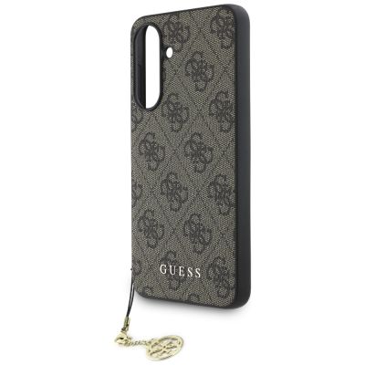 5. Guess 4G Charms Collection Hülle für Samsung Galaxy A56 - Braun