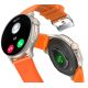 4. Herren-Smartwatch RUBICON RNCF12 Titan/Orange SMARUB245
