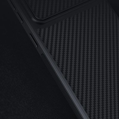 12. Nillkin Synthetic Fiber S Case für Samsung Galaxy S23+, Kameraabdeckung, schwarz