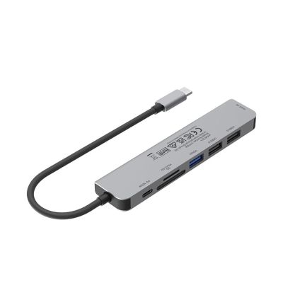 23. UNITEK HUB USB-C 7-in-1, HDMI 4K, PD 100W, 5GBPS, Aluminium
