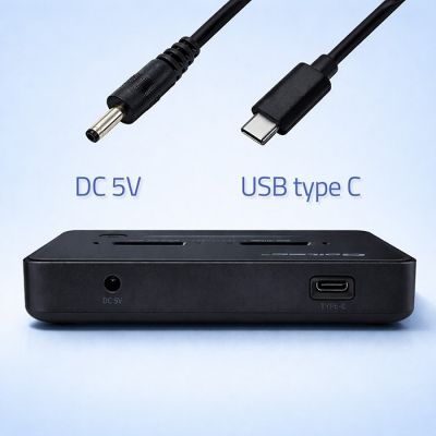 20. Qoltec M.2 NVMe SSD-Dockingstation | PCIe | USB-C | 20 Gbit/s | Dual 2 x 8 TB | Offline-Klonen