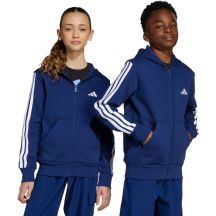 adidas Essentials Sweatshirt mit durchgehendem Reißverschluss, marineblau, Kinder, JY4980