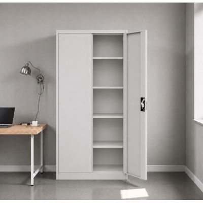 5. Iron Mate MARS Metall-Garagenschrank 185 x 90 x 45 Grau RAL7035
