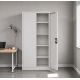 5. Iron Mate MARS Metall-Garagenschrank 185 x 90 x 45 Grau RAL7035
