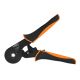 6. Crimpzange für Aderendhülsen, 6 Matrizen, Durchmesser der Aderendhülsen: 0,1–16 mm²