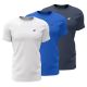 Herren-T-Shirt (3er-Set) 4F 4FWSS26TTSHM4479-90S