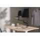 22. GEMBIRD Verstellbarer Schreibtischarm/Monitorhalterung + Notebookständer 17-32 Zoll, VESA 100x100 mm, bis zu 8 kg