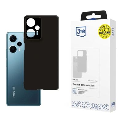 3mk Matt Case für Poco F5 – schwarz