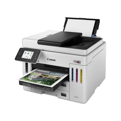 90. Canon MAXIFY GX 7150 Drucker, Tintenstrahl, Farbdruck, 600 x 1200 dpi, A4, Direktdruck, Weiß
