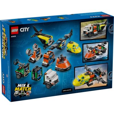 14. LEGO City 60505 Flugzeug, Service-LKW und Hovercraft