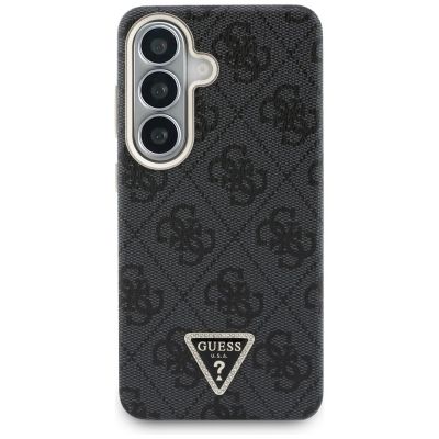 3. Guess 4G Triangle Logo MagSafe Hülle für Samsung Galaxy S26 - Schwarz