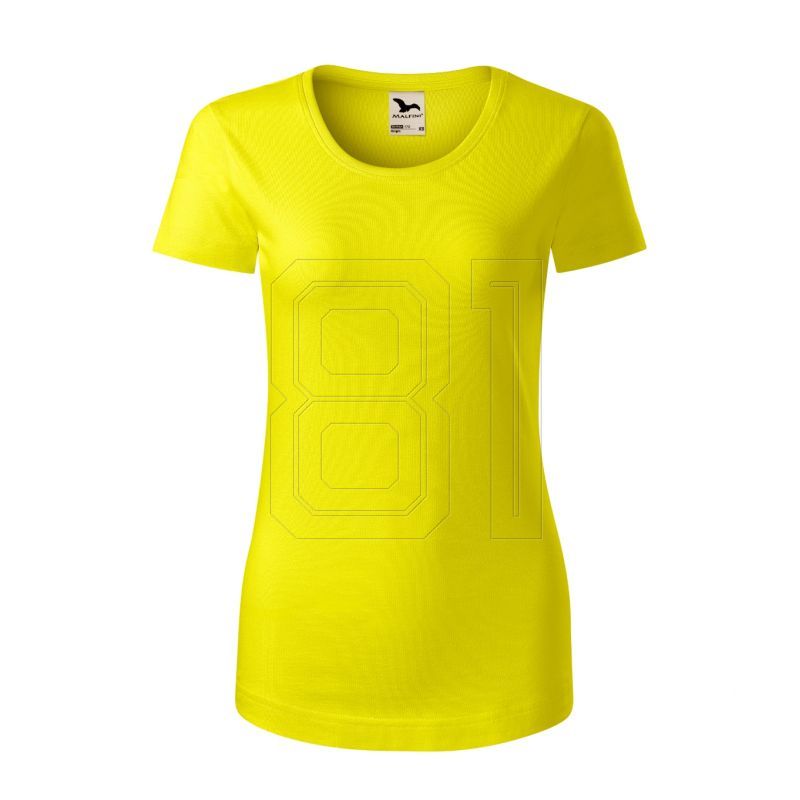 3. Malfini Origin T-Shirt (GOTS) W MLI-17296 Zitrone