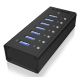 3. ICY BOX IB-AC618 USB 3.2 Gen 1 (3.1 Gen 1) Typ-B 5000 Mbit/s Schwarz