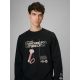 5. Herren Langarmshirt mit Print, regulär, Größe 4F 4FRSS26TLONM674-20S