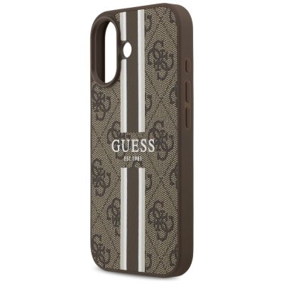 6. Guess 4G MagSafe-Hülle mit Printstreifen für iPhone 17 – braun