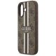 6. Guess 4G MagSafe-Hülle mit Printstreifen für iPhone 17 – braun