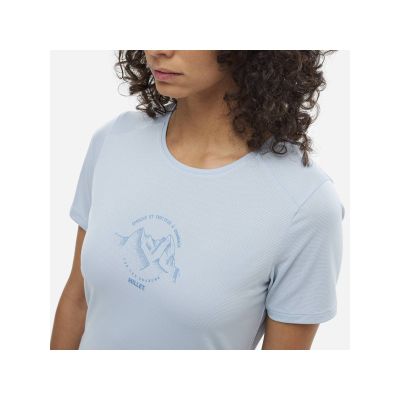 3. MILLET UBIC LIGHT TS SS W blaues T-Shirt