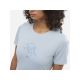 3. MILLET UBIC LIGHT TS SS W blaues T-Shirt