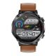 4. Gravity GT21-4 Smartwatch + Schwarzes Silikonarmband