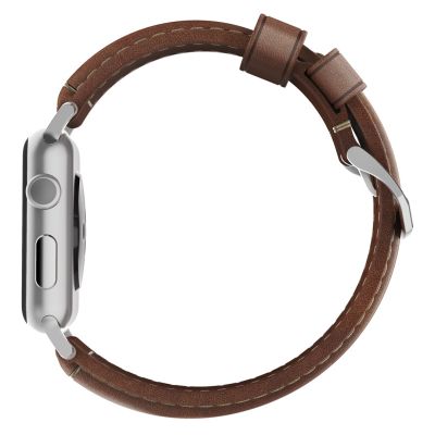4. Nomad NM1A4RST00 Smart-Armband aus braunem Leder