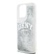 6. DKNY Liquid Glitter Big Logo Hülle für iPhone 15 Pro Max – Weiß