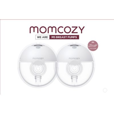 6. MOMCOZY M5 Tragbare kabellose Doppelmilchpumpe