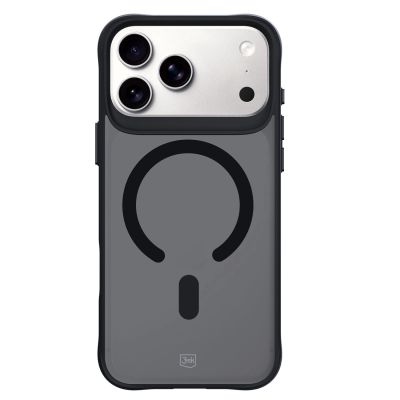 9. 3mk Smoke MagCase für iPhone 17 Pro - Schwarz, halbtransparent