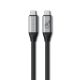 4. Satechi USB4 V2 Pro Kabel USB4 Gen 4x2 1,2 m USB-C 120 Gbit/s 240 W Silber, Schwarz