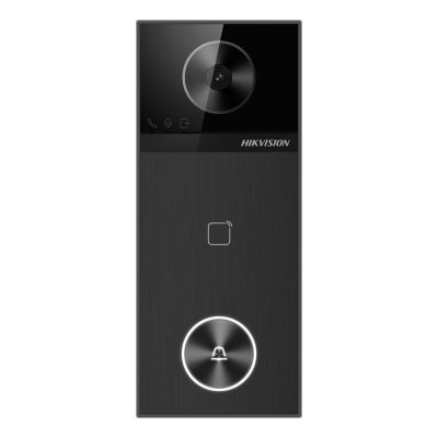 4. Hikvision DS-KV6114-WBE1 Wi-Fi/IP-Video-Türsprechanlage 4 MP Wi-Fi 6 Schwarz