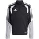 10. adidas Tiro 26 Wettkampf-Trainingsshirt für Kinder, Schwarz und Grau KA7572