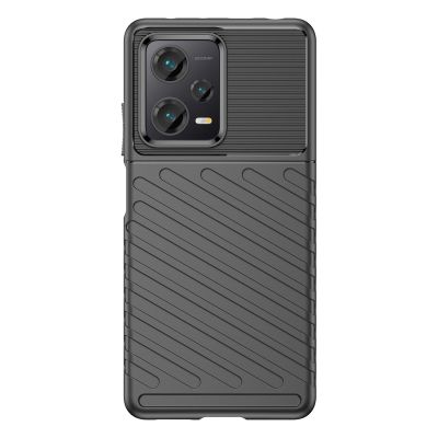 8. Thunder Case Hülle für Xiaomi Redmi Note 12 Pro+ Silikonhülle schwarz