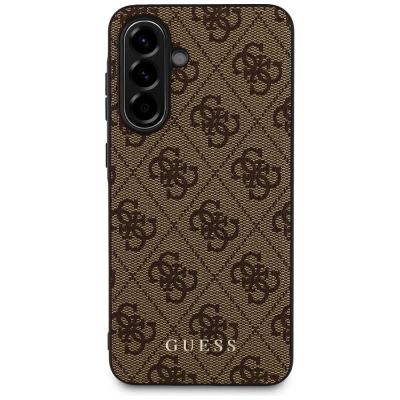 2. Guess 4G Metal Gold Logo Case für Samsung Galaxy A36 - Braun