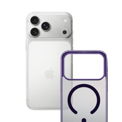 4. 3mk Frosty MagCase für iPhone 17 Pro Max – Lila