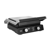 TEESA Elektrogrill, Panini-Grill, Toaster, 3 Positionen, herausnehmbare Einsätze, 2000 W