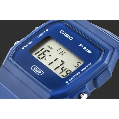 4. CASIO Unisex-Uhr F-91WB-2A1EF + Box