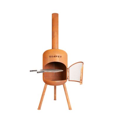 14. Bonfeu Bonbono Gartenkamin rostig 4501R