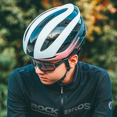 5. Rockbros Fahrradhelm 10110004007 Größe L – Blau und Pink