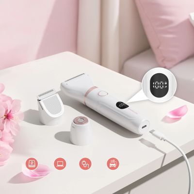 8. MAXGROOM M-105 3-in-1 Damen-Körper- und Gesichtshaartrimmer – Weiß