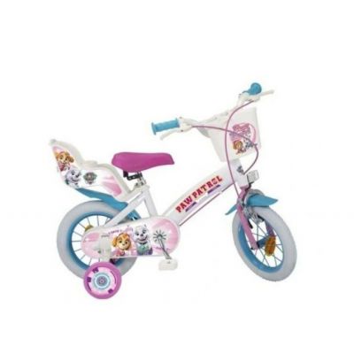 7. TOIMSA 12" Paw Patrol Kinderfahrrad Weiß 1281 Mädchen