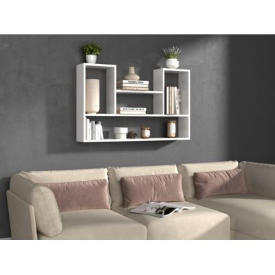 3. BILBAO 4P Hängeregal 100x16xH60 weiß