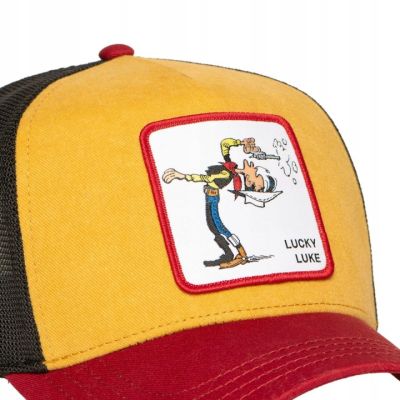 5. Capslab Lucky Luke Multicolor Trucker Cap - CL/LCK2/1/PCT/COW