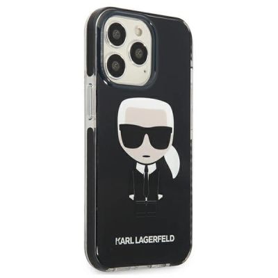 4. Karl Lagerfeld Iconik Karl Case für iPhone 13 Pro / iPhone 13 - Schwarz